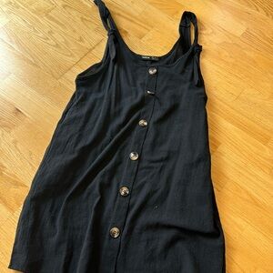 🩷 S SHEIN Dress black with buttons